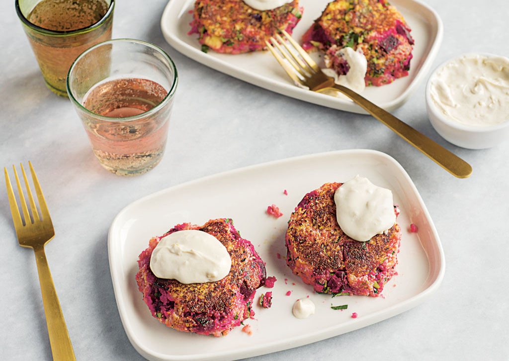 Beet and Polenta Cake, Sauces of Inspiration by Vanessa Seder